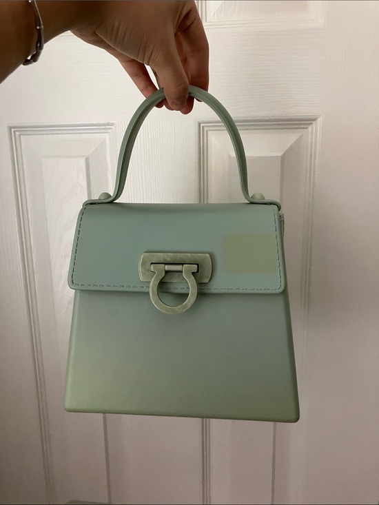 Salvatore Ferragamo Handbags - Salvatore Ferragamo Mint Green Gancini Bag